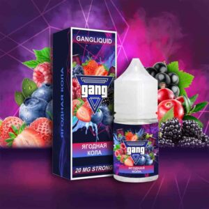 Жидкость GANG STRONG 30 мл 2% (20 мг/мл) (Ягодный пломбир) купить с доставкой в СПб, по России и СНГ. Цена. Изображение №6.