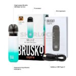 POD-система BRUSKO MINICAN 2 (Бирюзово-белый градиент) купить с доставкой в СПб, по России и СНГ. Цена. Изображение №27.