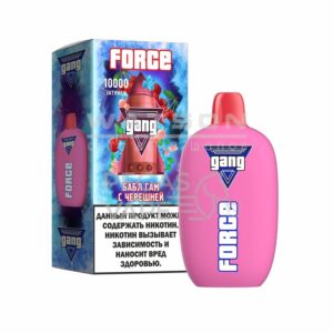 Электронная сигарета GANG FORCE 10000 (Банан Киви) купить с доставкой в СПб, по России и СНГ. Цена. Изображение №6.