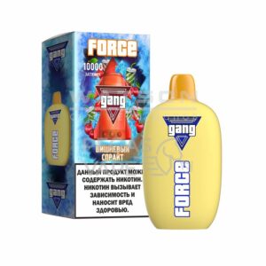 Электронная сигарета GANG FORCE 10000 (Бабл гам с черешней) купить с доставкой в СПб, по России и СНГ. Цена. Изображение №6.