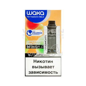 Электронная сигарета Waka PA-10000 Blueberry Raspberry (Черника малина) купить с доставкой в СПб, по России и СНГ. Цена. Изображение №7.