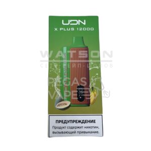 Электронная сигарета UDN X PLUS 12000 (Банан Кокос) купить с доставкой в СПб, по России и СНГ. Цена. Изображение №6.
