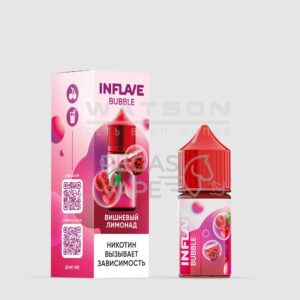 Жидкость INFLAVE BUBBLE (Вишневая мята) 30 мл 2% (20 мг/мл) купить с доставкой в СПб, по России и СНГ. Цена. Изображение №7.