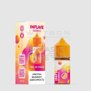 Жидкость INFLAVE BUBBLE (Персиковый чай) 30 мл 2% (20 мг/мл) купить с доставкой в СПб, по России и СНГ. Цена. Изображение №7.