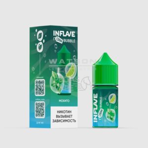 Жидкость INFLAVE BUBBLE (Дыня Ананас Мята) 30 мл 2% (20 мг/мл) купить с доставкой в СПб, по России и СНГ. Цена. Изображение №7.
