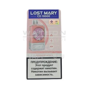 POD-система LOST MARY CD 10000 Черный ледяной чай купить с доставкой в СПб, по России и СНГ. Цена. Изображение №12.