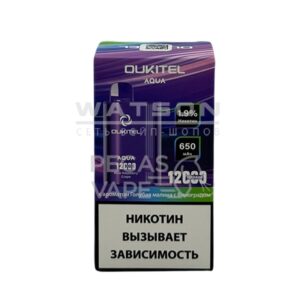 Электронная сигарета OUKITEL AQUA 12000 (Клубника личи киви) купить с доставкой в СПб, по России и СНГ. Цена. Изображение №6.