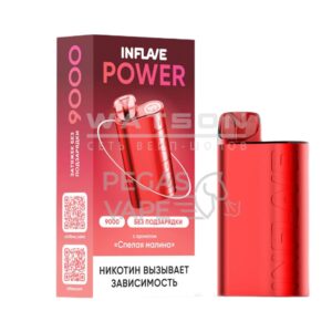 Электронная сигарета INFLAVE POWER 9000 (Мятные лесные ягоды) купить с доставкой в СПб, по России и СНГ. Цена. Изображение №4.