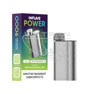 Электронная сигарета INFLAVE POWER 9000 (Арбуз вишня) купить с доставкой в СПб, по России и СНГ. Цена. Изображение №7.