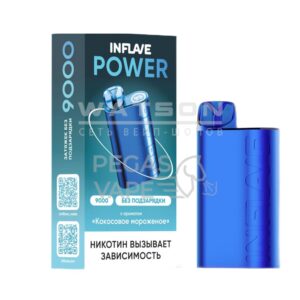 Электронная сигарета INFLAVE POWER 9000 (Клюква мята) купить с доставкой в СПб, по России и СНГ. Цена. Изображение №6.
