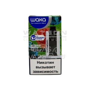 Электронная сигарета WAKA SoPro PA 10000 Strawberry Raspberry Cherry (Клубника малина вишня) купить с доставкой в СПб, по России и СНГ. Цена. Изображение №6.