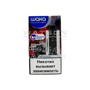 Электронная сигарета WAKA SoPro PA 10000 Blackberry Splash (Ежевика) купить с доставкой в СПб, по России и СНГ. Цена. Изображение №6.