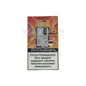 Электронная сигарета MOTI PLAYBAR 7500 (Киви Марауйя Гуава) купить с доставкой в СПб, по России и СНГ. Цена. Изображение №6.