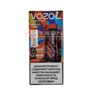 Электронная сигарета VOZOL GEAR POWER 20000 (Клубника киви) купить с доставкой в СПб, по России и СНГ. Цена. Изображение №5.