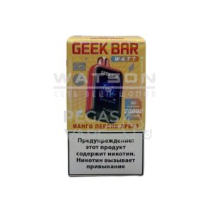 Электронная сигарета Geek Bar Pulse 12000 (Персик лед ) купить с доставкой в СПб, по России и СНГ. Цена. Изображение №6.
