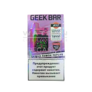 Электронная сигарета GEEKBAR 911 18000 (Черника лёд) купить с доставкой в СПб, по России и СНГ. Цена. Изображение №6.