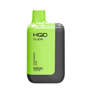 Электронная сигарета HQD CLICK 5500 (Клубника банан) купить с доставкой в СПб, по России и СНГ. Цена. Изображение №6.
