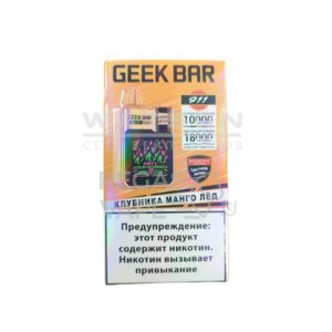 Электронная сигарета GEEKBAR 911 18000 (Вишня, лимон, персик) купить с доставкой в СПб, по России и СНГ. Цена. Изображение №6.