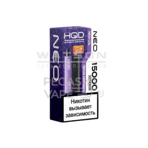 Электронная сигарета HQD NEO 15000 (Черника мята) купить с доставкой в СПб, по России и СНГ. Цена. Изображение №7.