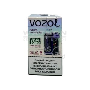 Электронная сигарета VOZOL VISTA 20000 (Виноград со льдом) купить с доставкой в СПб, по России и СНГ. Цена. Изображение №7.