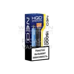 Электронная сигарета HQD NEO 15000 (Черника) купить с доставкой в СПб, по России и СНГ. Цена. Изображение №6.