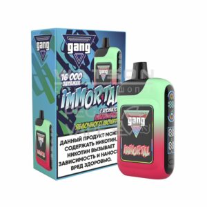 Электронная сигарета GANG IMMORTAL 16000 (Смузи Груша Лайм Малина) купить с доставкой в СПб, по России и СНГ. Цена. Изображение №4.