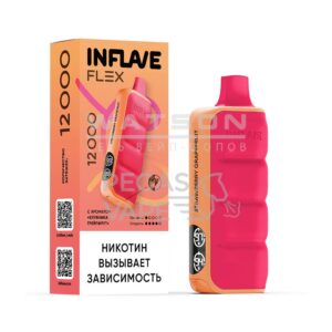 Электронная сигарета INFLAVE FLEX 12000 (Чай зеленый виноград) купить с доставкой в СПб, по России и СНГ. Цена. Изображение №6.