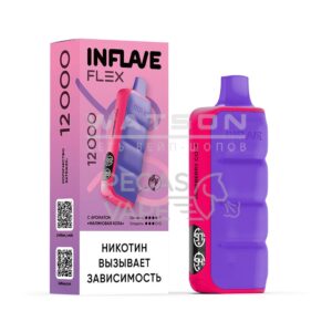 Электронная сигарета INFLAVE FLEX 12000 (Арбузные леденцы) купить с доставкой в СПб, по России и СНГ. Цена. Изображение №7.
