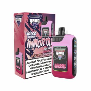 Электронная сигарета GANG IMMORTAL 16000 (Апельсиновый Бабл Гам) купить с доставкой в СПб, по России и СНГ. Цена. Изображение №5.