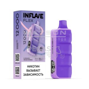 Электронная сигарета INFLAVE FLEX 12000 (Банановая жвачка) купить с доставкой в СПб, по России и СНГ. Цена. Изображение №7.