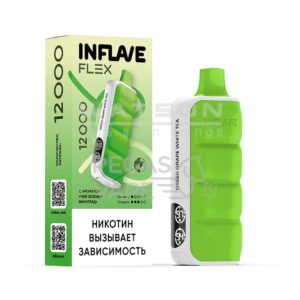 Электронная сигарета INFLAVE FLEX 12000 (Персиковый чай) купить с доставкой в СПб, по России и СНГ. Цена. Изображение №6.