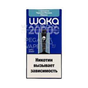 Электронная сигарета WAKA soPRO 20000 Blue Razz Blackberry (Ежевика черника малина ) купить с доставкой в СПб, по России и СНГ. Цена. Изображение №7.