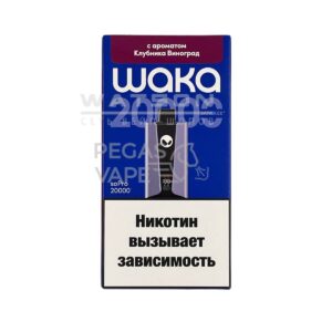 Электронная сигарета WAKA soPRO 20000 Strawberry Kiwi (Клубника киви) купить с доставкой в СПб, по России и СНГ. Цена. Изображение №6.