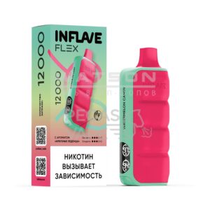Электронная сигарета INFLAVE FLEX 12000 (Малиновая кола) купить с доставкой в СПб, по России и СНГ. Цена. Изображение №6.