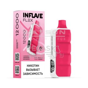 Электронная сигарета INFLAVE FLEX 12000 (Лесная черника) купить с доставкой в СПб, по России и СНГ. Цена. Изображение №6.