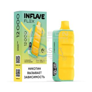 Электронная сигарета INFLAVE FLEX 12000 (Чай зеленый виноград) купить с доставкой в СПб, по России и СНГ. Цена. Изображение №7.
