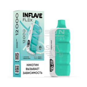 Электронная сигарета INFLAVE FLEX 12000 (Голубой лимонад) купить с доставкой в СПб, по России и СНГ. Цена. Изображение №7.