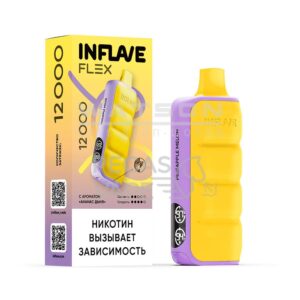 Электронная сигарета INFLAVE FLEX 12000 (Крыжовник) купить с доставкой в СПб, по России и СНГ. Цена. Изображение №7.