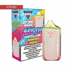Электронная сигарета GANG ARCTIC 20000 (Малиновая кола) купить с доставкой в СПб, по России и СНГ. Цена. Изображение №6.