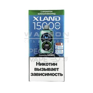 Электронная сигарета WAKA XLAND 15000 (Ежевика черника малина) купить с доставкой в СПб, по России и СНГ. Цена. Изображение №6.