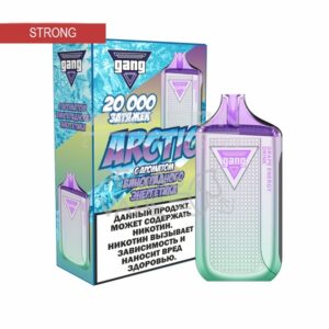 Электронная сигарета GANG ARCTIC 20000 (Вишнево -банановое мороженое) купить с доставкой в СПб, по России и СНГ. Цена. Изображение №6.