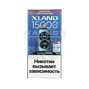 Электронная сигарета WAKA XLAND 15000 (Лайм мята) купить с доставкой в СПб, по России и СНГ. Цена. Изображение №6.