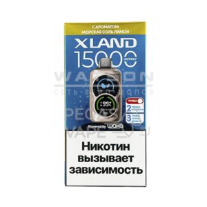 Электронная сигарета WAKA XLAND 15000 (Вишня) купить с доставкой в СПб, по России и СНГ. Цена. Изображение №7.