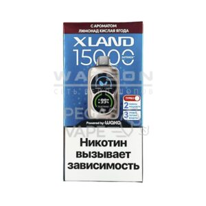 Электронная сигарета WAKA XLAND 15000 (Кислое яблоко) купить с доставкой в СПб, по России и СНГ. Цена. Изображение №6.