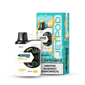 Электронная сигарета JETPOD SPACE 15000 Sour Fizzy cherry (Кислая вишневая шипучка) купить с доставкой в СПб, по России и СНГ. Цена. Изображение №6.
