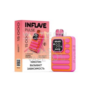 Электронная сигарета INFLAVE PULSE 15000 (Апельсин Манго Арбуз) купить с доставкой в СПб, по России и СНГ. Цена. Изображение №6.