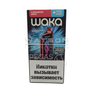 Электронная сигарета WAKA BLAST 38000 (Энергетик - Лимон микс) купить с доставкой в СПб, по России и СНГ. Цена. Изображение №6.