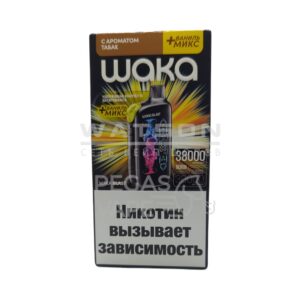 Электронная сигарета WAKA BLAST 38000 (Кислое Яблоко - Лёд микс) купить с доставкой в СПб, по России и СНГ. Цена. Изображение №6.
