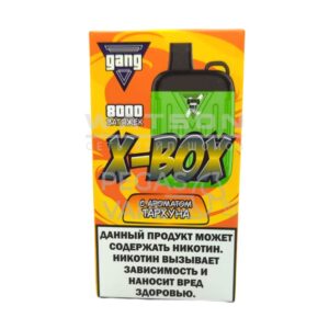 Электронная сигарета GANG XBOX 8000 (Клубника банан мята) купить с доставкой в СПб, по России и СНГ. Цена. Изображение №7.