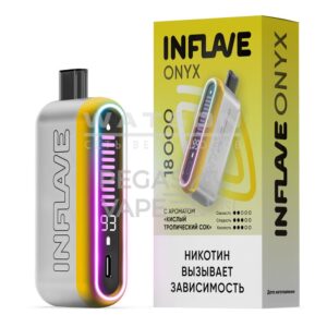 Электронная сигарета INFLAVE ONYX 18000 (Кислое зеленое яблоко) купить с доставкой в СПб, по России и СНГ. Цена. Изображение №7.